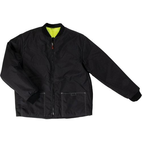 Manteau de s&eacute;curit&eacute; 4-en-1 en tissu ind&eacute;chirable, Polyester, Jaune lime haute visibilit&eacute;, T-petit Distribution Jean Lapalme