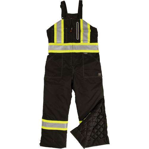 Salopette de s&eacute;curit&eacute; isolante en tissu ind&eacute;chirable, Polyester, T-petit, Noir Distribution Jean Lapalme