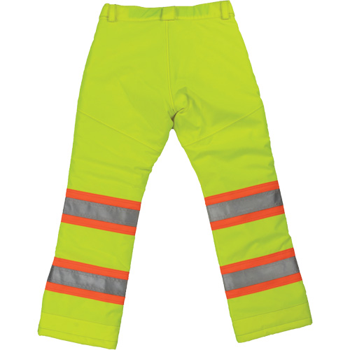 Womens Insulated Flex Safety Pant, Polyester, X-Small, High Visibility Lime-Yellow Distribution Jean Lapalme