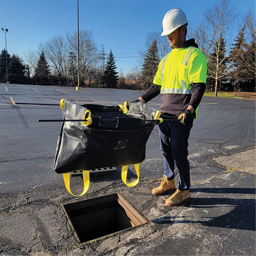 2' x 3' Sentinel&reg; Woven Silt Bag Storm Distribution Jean Lapalme