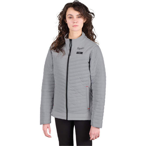M12 Heated Axis Jacket with Battery, Women's, 2X-Large, Grey Distribution Jean Lapalme