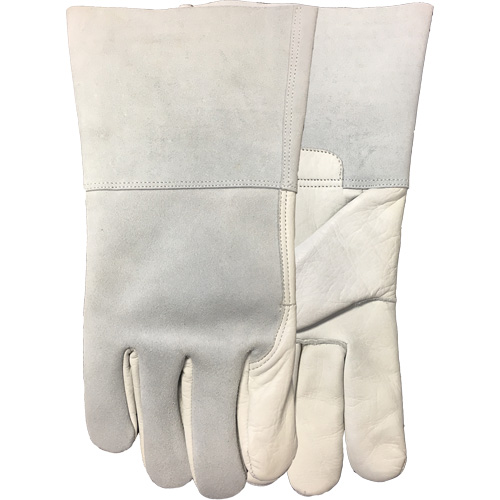 Gants d'ajusteur Fabulous Fabricator 2757E, Petit, Paume en Cuir fleur de vache, Doublure en Molleton de coton Distribution Jean Lapalme