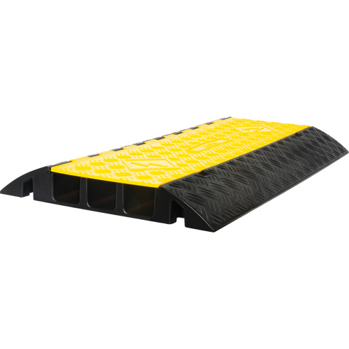 Protecteur de c&acirc;bles en polyur&eacute;thane, 3 canaux, 35,43" lo x 19,69" la x 3" h Distribution Jean Lapalme