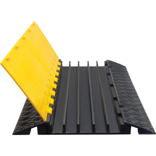 Protecteur de c&acirc;bles en polyur&eacute;thane, 5 canaux, 35,43" lo x 19,69" la x 2" h Distribution Jean Lapalme
