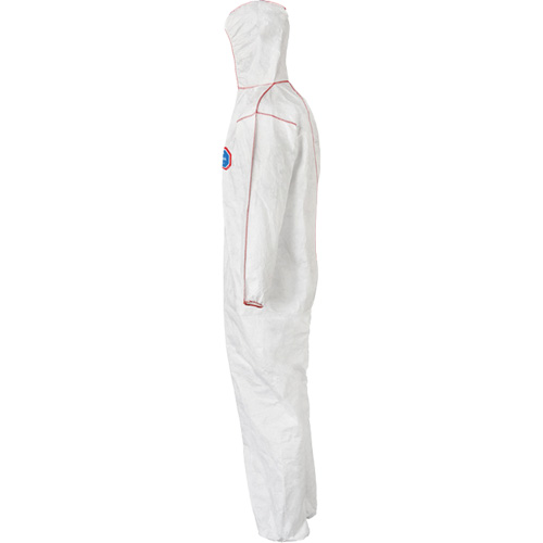 Combinaisons SFR avec cagoule, Moyen, Blanc, Tyvek 400 Distribution Jean Lapalme