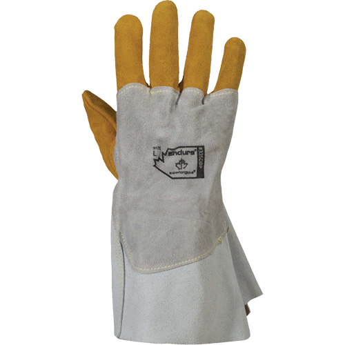Endura&reg; 335DBP Welding Gloves, Split Cowhide/Split Elkhide, Size Small Distribution Jean Lapalme