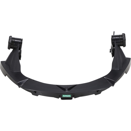 Support PBT V-Gard pour casques MSA &agrave; fente et bordure compl&egrave;te sans contr&ocirc;le des d&eacute;bris Distribution Jean Lapalme