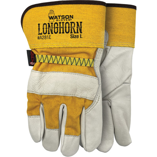 Gants d'ajusteur Longhorn, T-Grand, Paume en Cuir fleur de vache Distribution Jean Lapalme