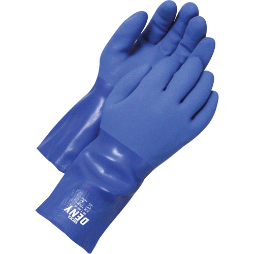 Gants textur&eacute;s, Taille 12, 12" lo, PVC, Doublure en Coton Distribution Jean Lapalme