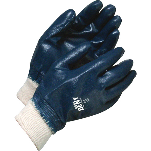 Gants avec poignet en tricot Deny, 11, R&ecirc;vetement Nitrile, Enveloppe en Coton Distribution Jean Lapalme