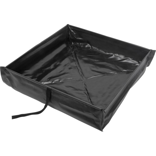 Berme de confinement des d&eacute;versements repliable &agrave; rouler, Capacit&eacute; 15 gal. US, 2' la x 2' lo x 6" h Distribution Jean Lapalme