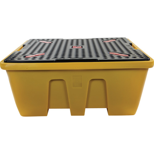 Palette de d&eacute;versements IBC, Capacit&eacute; de d&eacute;versement 333 gal. US, 66" x 66" x 27,5" Distribution Jean Lapalme