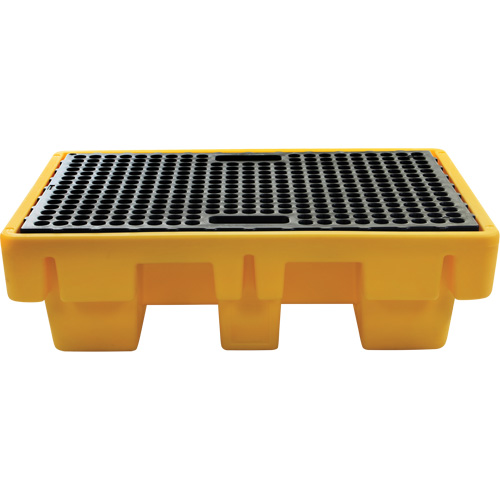 2-Drum Spill Pallet, 61 US gal. Spill Capacity, 51.5" x 36" x 15" Distribution Jean Lapalme
