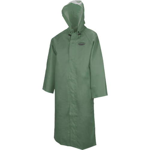851 Hurricane Long Coat with Detachable Hood, 3X-Large, Green Distribution Jean Lapalme