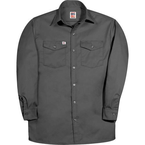 Chemise de travail &agrave; manche longue de premi&egrave;re qualit&eacute;, Hommes, Petit, Charbon Distribution Jean Lapalme