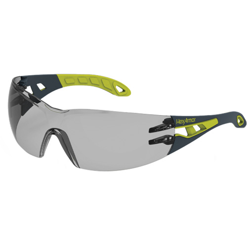 MX200 Rimless Wraparound Safety Glasses, 23% Grey Lens, Anti-Fog/Anti-Scratch, ANSI Z87+/Meets/Exceeds CSA Z94.3 Distribution Jean Lapalme