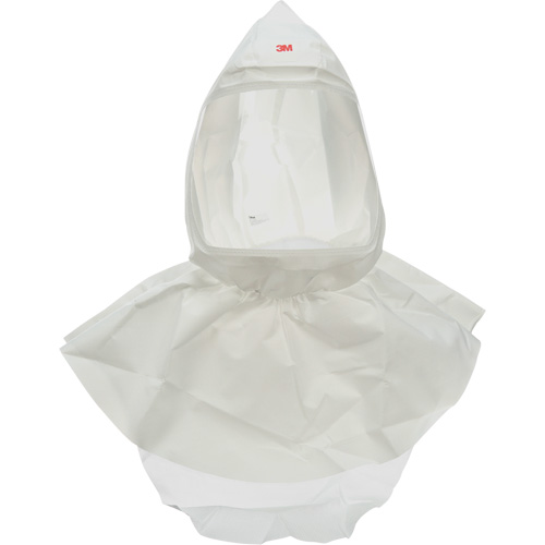 Cagoule Versaflo s&eacute;rie pour APR avec voile, Standard, Pi&egrave;ce faciale/Coiffe souple, Bavette Double Distribution Jean Lapalme