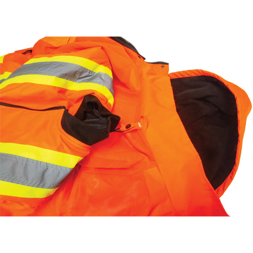 Waterproof 7-in-1 Winter Parka, High Visibility Orange, Medium Distribution Jean Lapalme