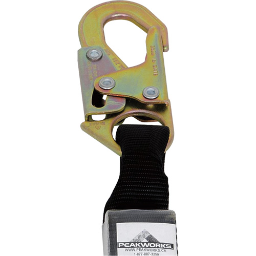 SA-5405-6 Shock Absorbing Lanyard, 6', Snap Hook Center, Snap Hook Leg Ends, Polyester Distribution Jean Lapalme