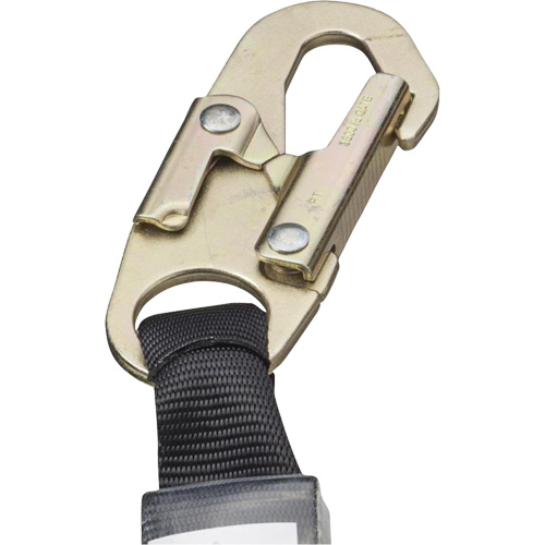 SA-5502-6 Shock Absorbing Lanyard, 6', Form Hook Center, Snap Hook Leg Ends, Galvanized Steel Distribution Jean Lapalme
