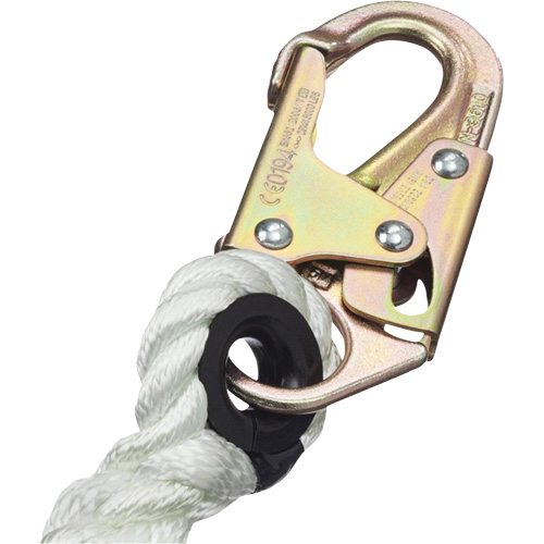 LAN-1222-4 5/8" Restraint Rope Lanyard, 1 Legs, 4', CSA Class A Distribution Jean Lapalme