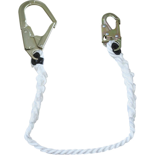LAN-1242-4 Longe &agrave; corde de retenue 5/8", 1 branches, 4', Classe CSA A Distribution Jean Lapalme