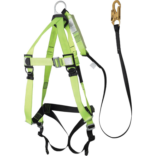 FBH-10000A5440-6 6' Class A Harness & Lanyard with 220 lbs. Capacity, Harness/Lanyard Combo Distribution Jean Lapalme