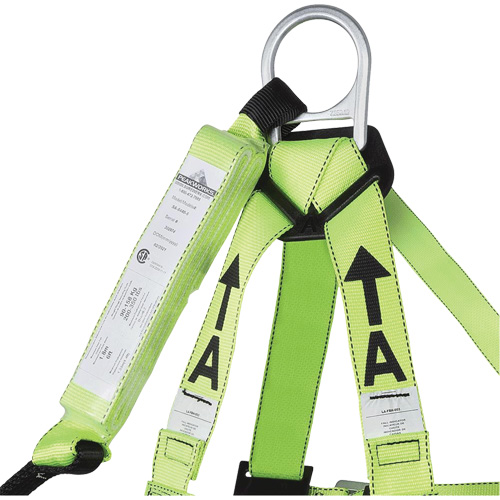 FBH-10000A5440-6 6' Class A Harness & Lanyard with 220 lbs. Capacity, Harness/Lanyard Combo Distribution Jean Lapalme