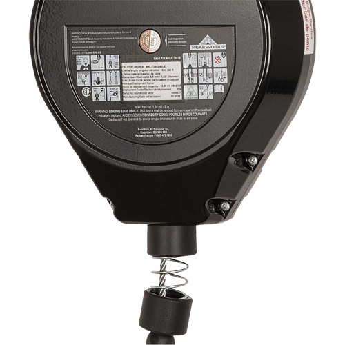 SRL-73302-60LE Self-Retracting Lifeline, 60', Galvanized Steel, Swivel Distribution Jean Lapalme