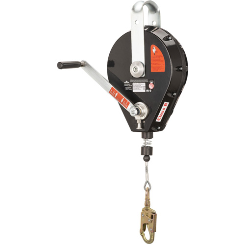SRL-73303-96 Cable Self-Retracting Lifeline with Recovery, 96', Galvanized Steel, Swivel Distribution Jean Lapalme