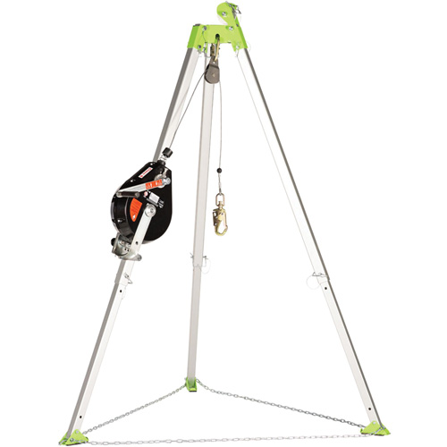 SRL-73303-96 Cable Self-Retracting Lifeline with Recovery, 96', Galvanized Steel, Swivel Distribution Jean Lapalme