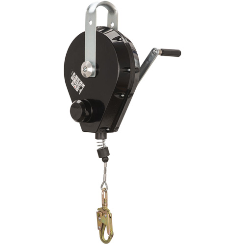 SRL-73303-96 Cable Self-Retracting Lifeline with Recovery, 96', Galvanized Steel, Swivel Distribution Jean Lapalme