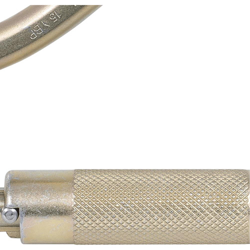 CP-04011-1 Zinc Plated Carabiner with 2" Gate Opening, Steel Distribution Jean Lapalme