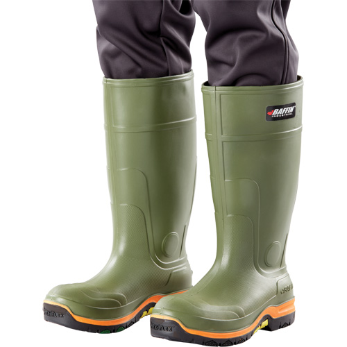 Bottes de s&eacute;curit&eacute; Hercules pour hommes, Polyur&eacute;thane thermique, Embout Aluminium, Pointure 4, Semelle R&eacute;sistant aux perforations Distribution Jean Lapalme