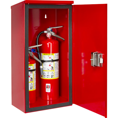 Armoires ext&eacute;rieures robustes pour extincteurs, 14" la x 28" h x 10" p Distribution Jean Lapalme