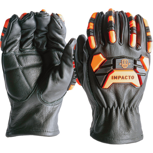 Gants de protection contre la coupe et les chocs, 7, Paume en Cuir de vache Distribution Jean Lapalme