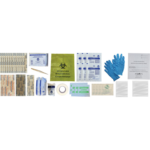 Trousse de premiers soins Shield, Colombie-Britannique/R&eacute;pond &agrave; la norme CSA Z1220-17 type 1 individuelle, Personnel (1 travailleur) Distribution Jean Lapalme