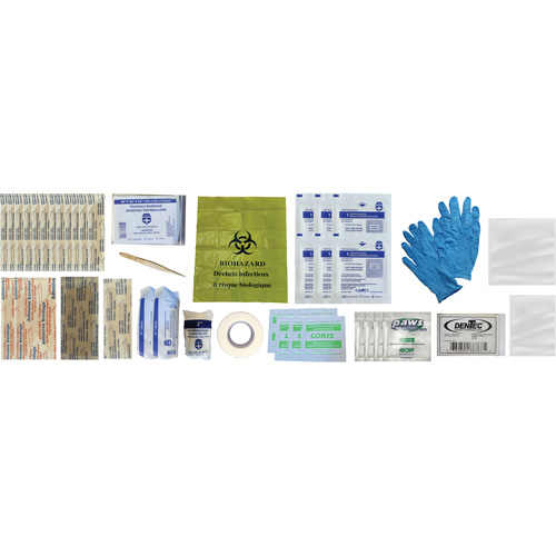 Trousse de premiers soins Shield, R&eacute;pond ou surpasse la norme CSA Z1220-24 type 1 individuelle, Personnel (1 travailleur) Distribution Jean Lapalme