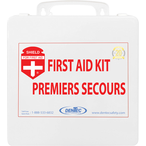 Shield First Aid Kit, Meets/Exceeds CSA Z1220-24 Type 2 Low-Risk Environment, Medium (26-50 Workers) Distribution Jean Lapalme