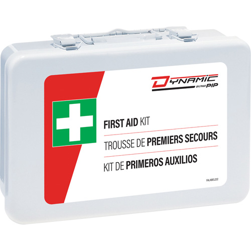 Trousse de premiers soins Dynamic, R&eacute;pond ou surpasse la norme CSA Z1220-24 type 2 environnements &agrave; faible risque, Petit (2-25 travailleurs) Distribution Jean Lapalme
