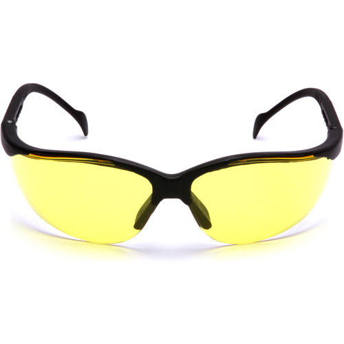 Lunettes de s&eacute;curit&eacute; &agrave; demi-monture Venture II, Lentille Ambr&eacute;e, ANSI Z87+/MCEPS GL-PD 10-12/R&eacute;pond ou surpasse la norme CSA Z94.3 Distribution Jean Lapalme