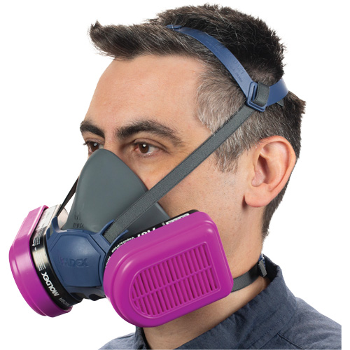 Filtre combin&eacute; semi-rectangulaire pour respirateurs, Vapeurs organiques/P100 Distribution Jean Lapalme