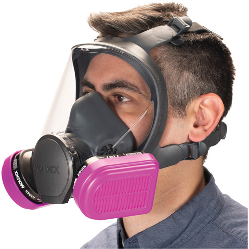 Filtre combin&eacute; semi-rectangulaire pour respirateurs, Vapeurs organiques/P100 Distribution Jean Lapalme