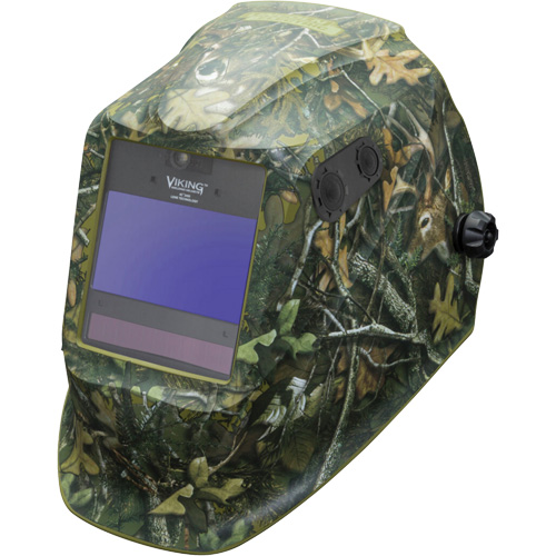 Masque de soudage VIKING 2450 s&eacute;rie ADV White Tail Camo, 3,82" lo x 2,44" la Champ de vision, Teinte 5 - 13 Distribution Jean Lapalme