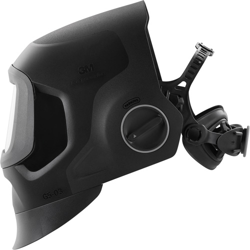 Speedglas G5-03 Pro Black Fixed Front Welding Helmet, 2.8" L x 4.3" W View Area, 2.5/5/8-13 Shade Range, Black Distribution Jean Lapalme
