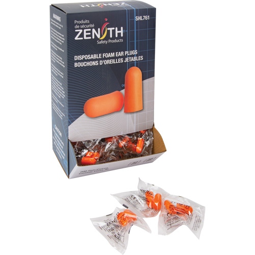 Foam Earplugs, Pair - Polybag Distribution Jean Lapalme