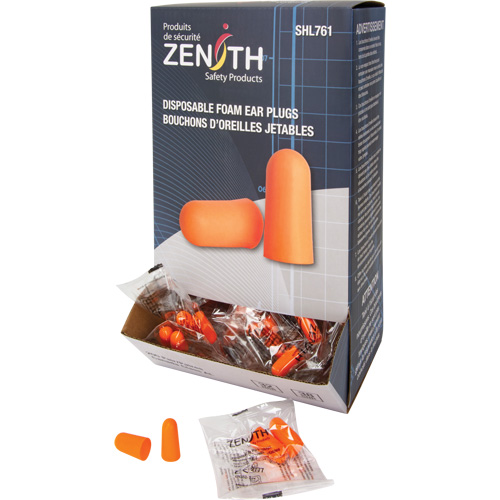 Foam Earplugs, Pair - Polybag Distribution Jean Lapalme
