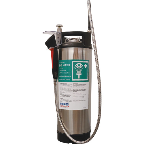 Douche d'urgence ind&eacute;pendante et portable, Pressuris&eacute;, Capacit&eacute; 4 gal., Conformit&eacute; Aucune Distribution Jean Lapalme