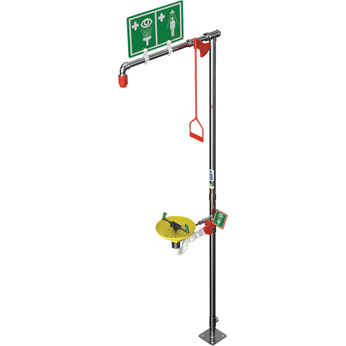 Combination Shower with Open ABS Bowl & Top Inlet, Pedestal Distribution Jean Lapalme