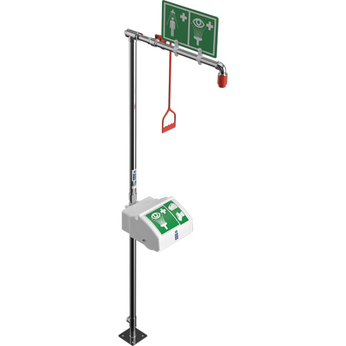 Douche combin&eacute;e avec cuvette ferm&eacute;e en ABS et entr&eacute;e inf&eacute;rieure, Socle Distribution Jean Lapalme